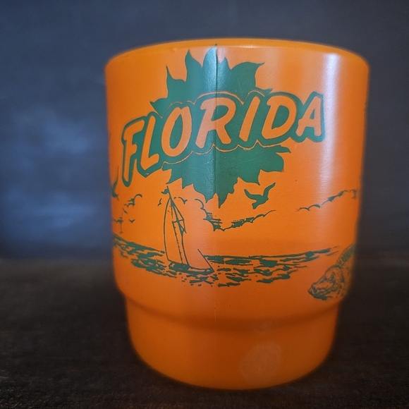Vintage Anchor Hocking Orange Florida Gator Mug - Picture 8 of 8